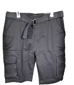 Blue Rock New York pantaloncino uomo 36 grigio con cintura cargo elasticizzato NUOVO - Foto 1 di 8