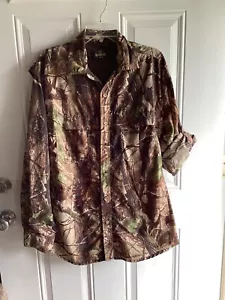 RedHead Hunting/fishing Men's Large Camo Vented Long Adjustable Sleeve. Shirt - Picture 1 of 8