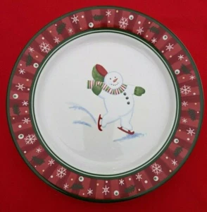 Longaberger Christmas Plate Replacement for Holiday Snack Plates #30967 apr22 - Picture 1 of 7