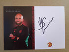 MANCHESTER UNiTED 2023/2024 MiTCHELL VAN DER GAAG-HAND SIGNED OFFICIAL CARD # 2