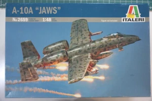 1/48 SUPERB ITALERI #2659 HIGH DETAIL VERY RARE OOP US A-10A THUNDERBOLT JAWS - Picture 1 of 11