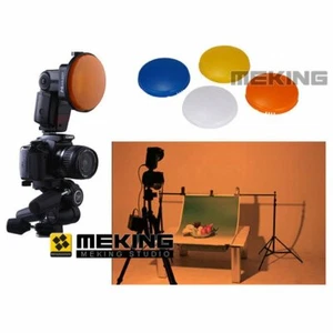 Flash Diffuser SGA-K9 Blue Yellow White Orange Cover Bounce Speedlite Gel Filter - Picture 1 of 7