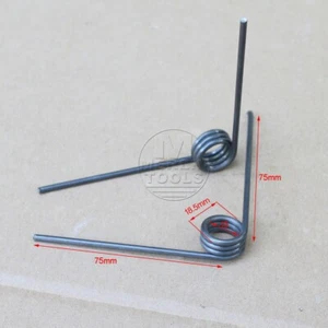 2 PCS Wire Dia 2.5mm OD18.5mm 3 Coils 90 degree Torsion Spring - Picture 1 of 3