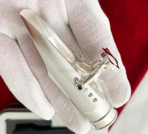 screw Metal Saxophone Mouthpiece For Tenor Saxophone Satin Silver plated 5 - 9 - Picture 1 of 5