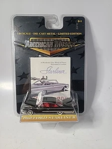 Ertl American Muscle 1:64 1960 Ford Starliner NIB Limited Edition Black Die Cast - Picture 1 of 9