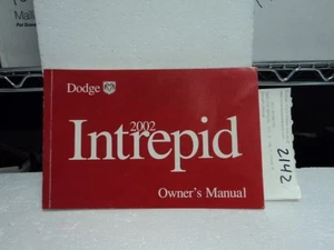 * OEM * OWNERS MANUAL OWNER'S HANDBOOK GUIDE - INTREPID  2002 02    M-2142 - Picture 1 of 2