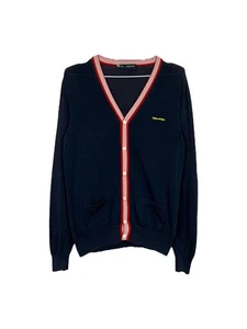 Dsquared2 blue cardigan streetwear luxury classic men's s blue - Picture 1 of 8