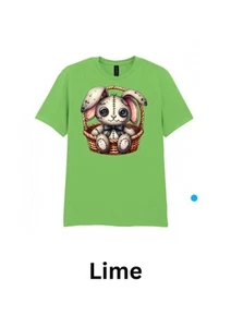Cute Voodoo Style Pierced Bunny Gothic T Shirt S/M/L/XL/XXL In Various Colours - Picture 1 of 9