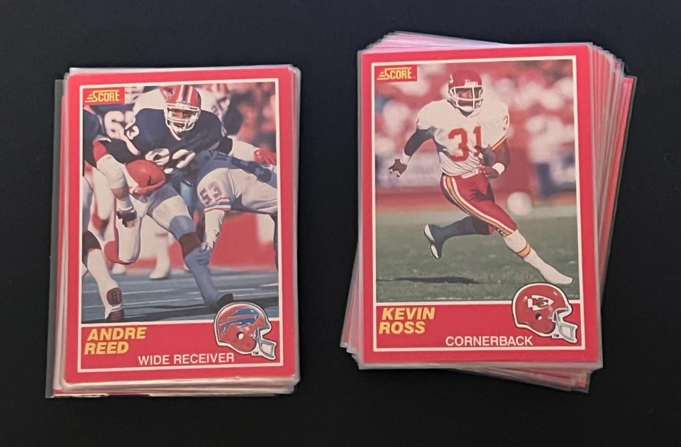 Singles de futebol 1989 Score - Vermelho #1111 - 220 - Quantidade de desconto - Imagem 1 de 1