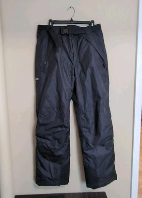 De colección Columbia Hombres Grande Negro Esquí Snowboard Pantalones Nylon Cinturón Foto 1 de 4
