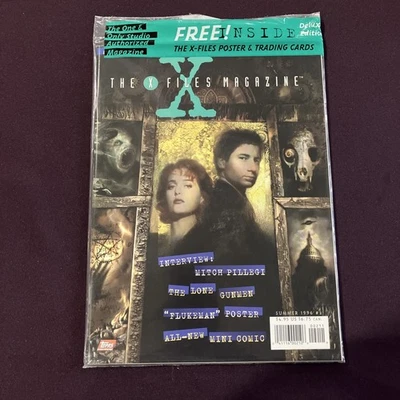 THE X-FILES Magazine #2 Summer 1996 NEW w/POSTER Duchovny GILLIAN ANDERSON - Image 1 of 2