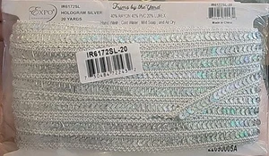 Expo International IRL6172SL Hologram Silver 20 Yards 1/2"  - Picture 1 of 3