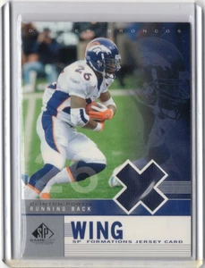 CLINTON PORTIS NFL Broncos 2003 UD SP Authentic Jersey Patch #F1-CP Card - Picture 1 of 2