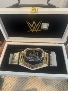 WWE Night Of Champions UndisputedRara Mini Cintura Arabia Saudita Riyadh 16/100 Bianca - Foto 1 di 7