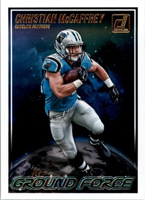 2018 Donruss Ground Force #9 Christian McCaffrey - FB - Image 1 of 2