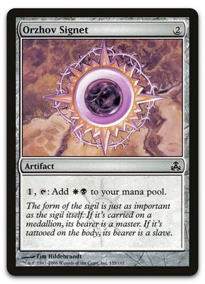Orzhov Signet #155 (NM) Guildpact GPT Magic MTG - Image 1 of 2