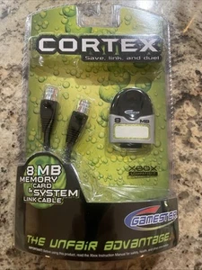 Original Microsoft Xbox Radica Gamester Cortex 8MB Memory Card and Cable RARE! - Picture 1 of 3