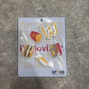NEW SEALED McDonald's X Crocs Jibbitz Charms 5-Pack LIMITED EDITION Sold Out - Picture 1 of 4