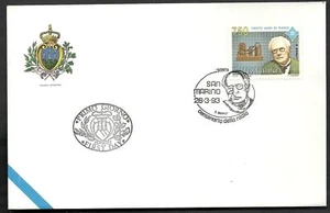 1993 SAN MARINO FDC RADIO BRANLY - Picture 1 of 1