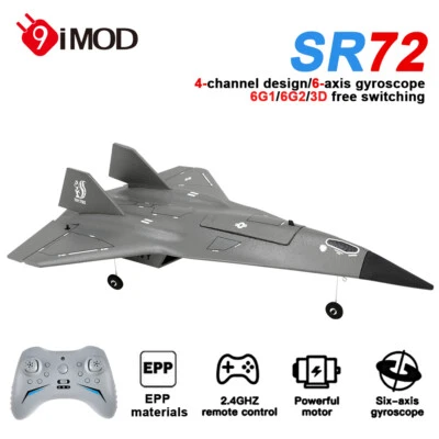 SR72 RC Plane 2.4Ghz 4CH EPP Foam Remote Control  Built-in Gyro RC Fighter - Image 1 of 4