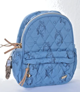 Miss Melody kleiner Rucksack Pferde Shopping Bag Handtasche Neuheit Jeansblau - Bild 1 von 1