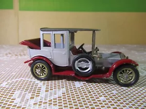 702Z Vintage Matchbox Y-7 England Rolls Royce 1912 Silver Model Of Yesteryear - Picture 1 of 9