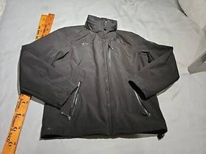XBLK by Zeroxposur Jacket Mens Small Black 3-in-1 Packable Hood Full Zip Coat - Picture 1 of 16