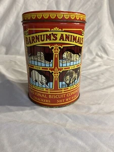 Barnum's Animal Crackers 1914 reproducción de hojalata circa 1979 National Biscuit Co. - Imagen 1 de 5