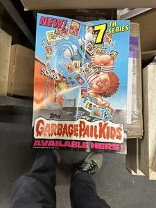1987 Garbage Pail Kids Series 7 Rare Vintage Retail Dealer Promo Poster NM - Picture 1 of 1
