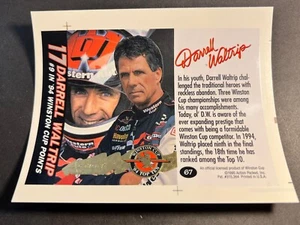 1995 Action Packed Winston Cup UNCUT UNFOLDED PROOF Darrell Waltrip #67 - Bild 1 von 2
