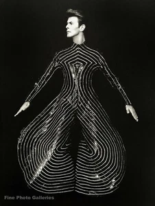 1989 Vintage DAVID BOWIE Singer HERB RITTS Actor Rock Pop Music LARGE Photo Art - Picture 1 of 1