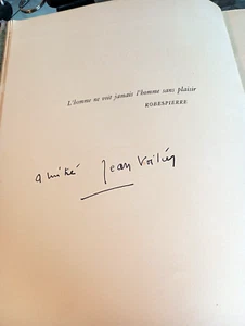 PAUL VALERY JEAN VOILIER VILLE OUVERTE 1942 LITHOS ENVOI DE L AUTEURE - Picture 1 of 8