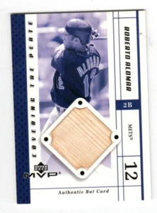 2003 Upper Deck Covering the Plate Roberto Alomar Game Used Bat Card, Nr-Mt Cond - Picture 1 of 1