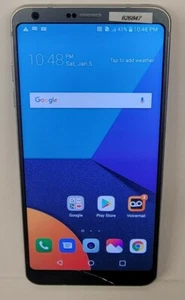 LG G6 32GB Grey LS993 (BoostMobile) works great clean esn hair line crack - Picture 1 of 5