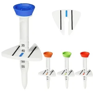 PGM Korean Rubber Golf Tees Adjustable Height 4pcs TE018 - Picture 1 of 7