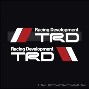 TRD decal racing jdm toyota rcf isf lexus frs scion Multi colors Pair - Bild 1 von 12