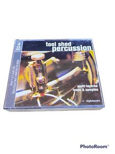 Tool Shed Percussion Multi-Layered Loops And Samples 4 Cd Set +Manual