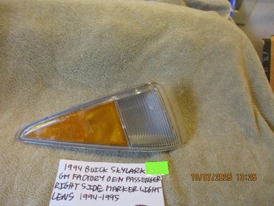 1994-1995 BUICK SKYLARK GM ПРАВАЯ СТОРОНА МАРКЕР СВЕТА ОБЪЕКТИВ БЕСПЛАТНАЯ ДОСТАВКА - Изображение 1 из 4