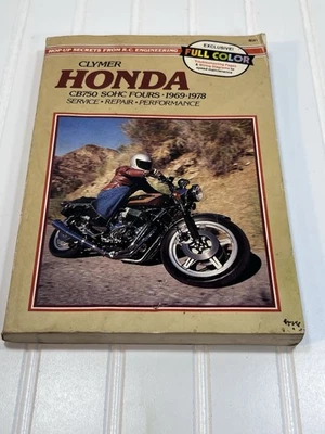 Manual de servicio de reparación de taller Clymer M341 Honda CB750 SOHC Fours CB750K CB750F A Foto 1 de 4