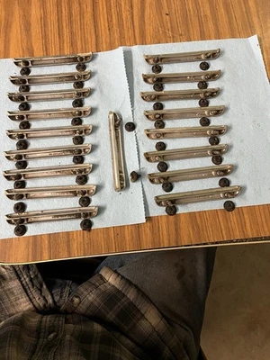 1964 PONTIAC LeMans Quarter Panel Louver Set of 18 Louvers trim OEM  4447549 - Image 1 of 4