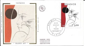FRANCE 1977 FDC OEUVRE DE TREMOIS YT 1950 - Imagen 1 de 1