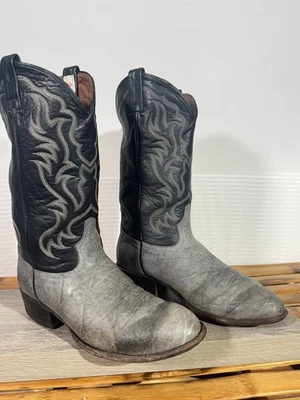 Botas de Vaquero Tony Lama De Colección Para Hombre Estampado Elefante Talla 9.5 D USFW#787354 EE. UU. Foto 1 de 4