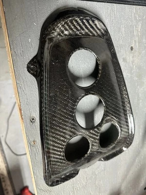 1974 Honda Atc 70 Rear Carbon Fiber Frame Plate - Image 1 of 3