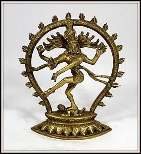 Wonderful! "Bronze Shiva from India" (8.5" High x 7" Wide) Intricate Detail - Picture 1 of 9