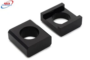 AS3 CHAIN ADJUSTERS REAR AXLE BLOCKS to fit YAMAHA YZF 1000 R1 R1M 2004-2018 - Picture 1 of 1