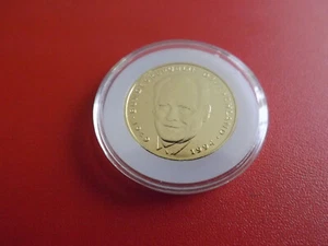 *BRD 2 Deutsche Mark 1994 G.* Vergoldet* Willy Brandt (Schub85) - Bild 1 von 2