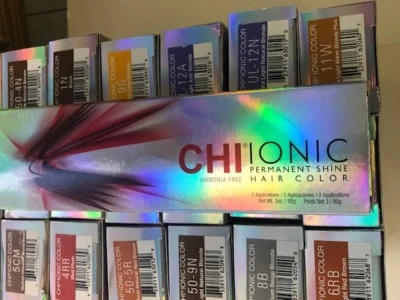 Color de cabello CHI Ionic brillo permanente sin amoníaco, TÚ ELIGES EL COLOR, NUEVO EN CAJA Foto 1 de 4