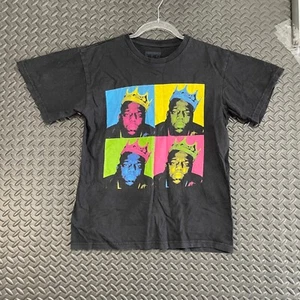 The Notorious B.I.G. Biggy T-Shirt schwarz mehrfarbig Grafikdruck Herren Größe S - Bild 1 von 7