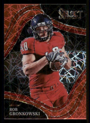 2022 Select Draft Picks Prizms Red Lazer #180 Rob Gronkowski - Image 1 of 2
