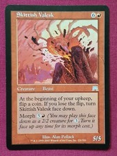 Magic The Gathering ONSLAUGHT SKITTISH VALESK single red card MTG